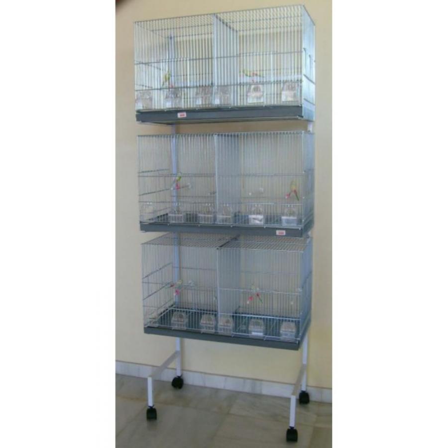 JAULON CRIA B-3 ZINCADO 2 DPTOS.COMED.INDIVID. JAULON CRIA B-3 ZINCADO 2 DPTOS.COMED.INDIVID.