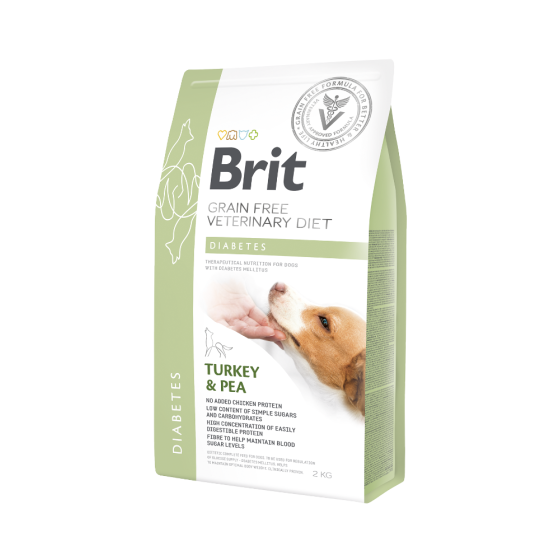 Brit GF VD Dog DIABETES Pavo