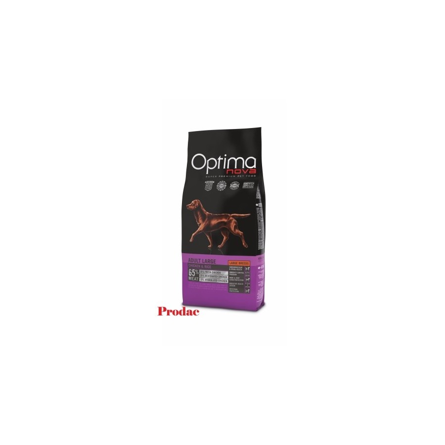 OPTIMA NOVA ADULT LARGE POLLO ARROZ 12 KG. - Imagen 1