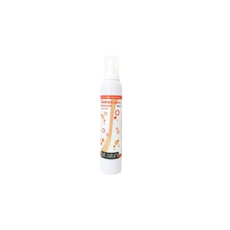 CHAMPU ESPUMA SECA 210ml. PetNatura - Imagen 1 CHAMPU ESPUMA SECA 210ml. PetNatura - Imagen 1