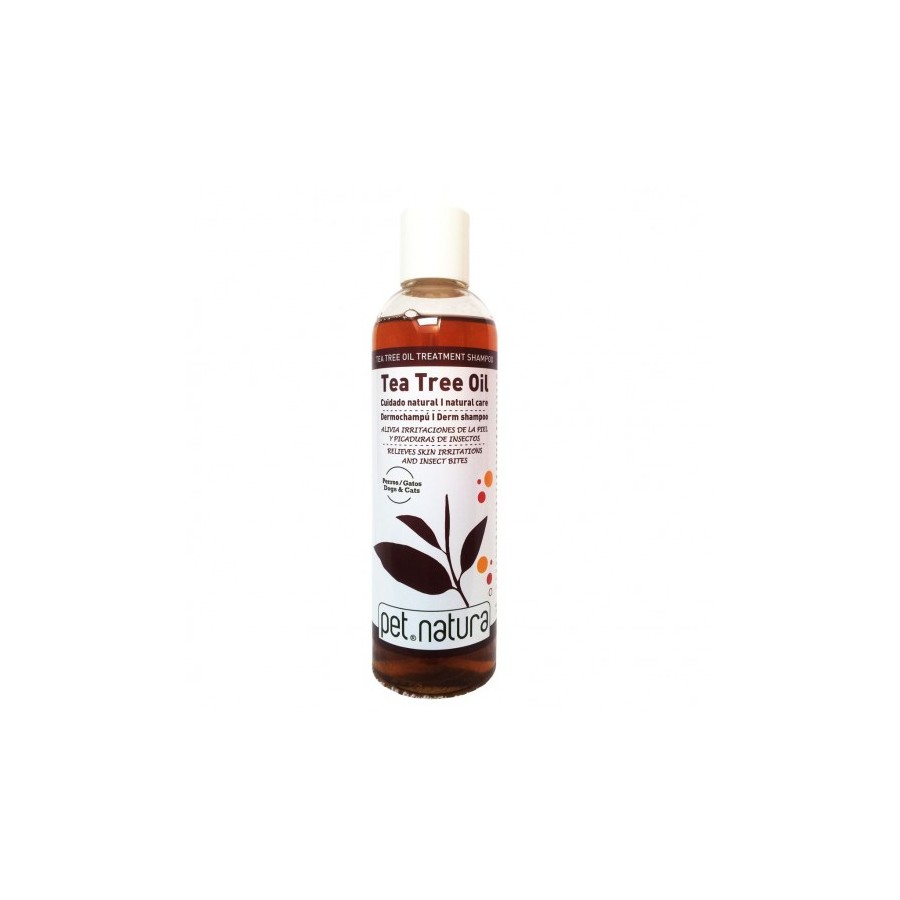 CHAMPU DERMO TEA TREE OIL 250ml. Petnatura - Imagen 1