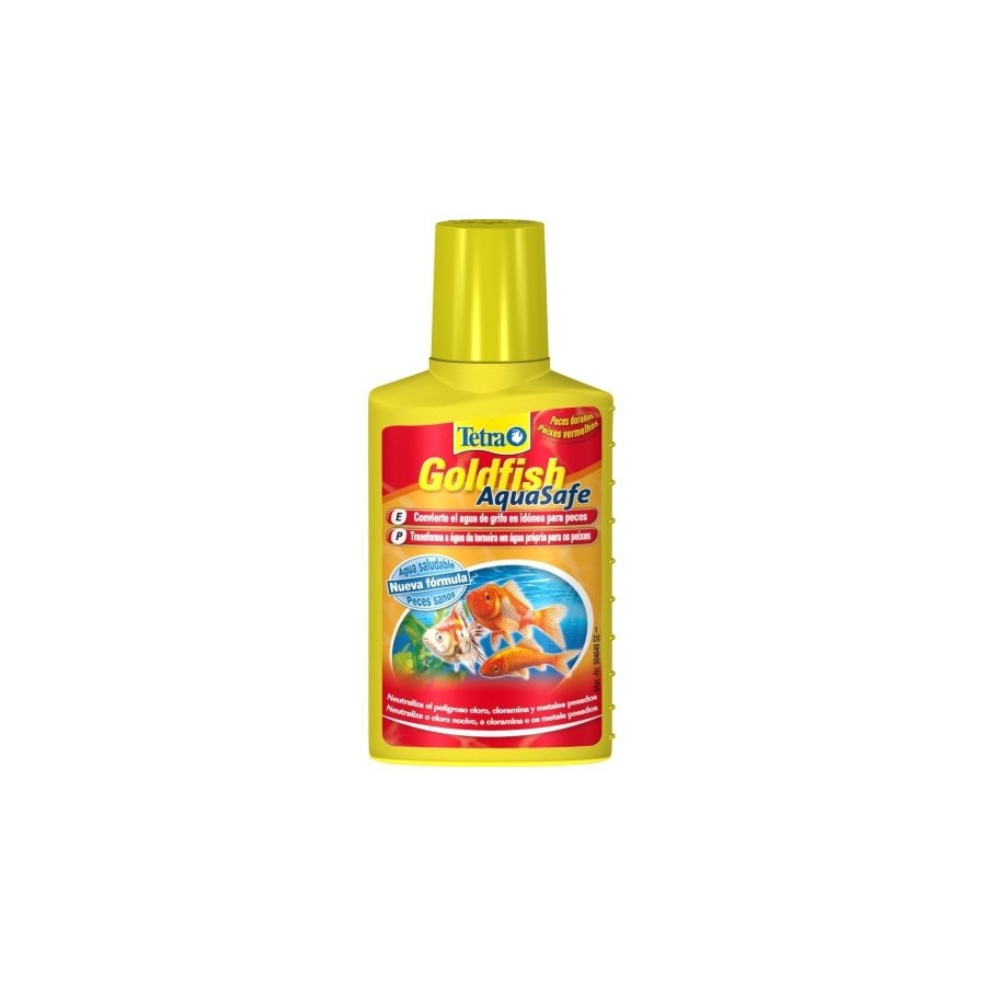 TETRA GOLDFISH AQUASAFE 100 ML. Agua Fria. - Imagen 1