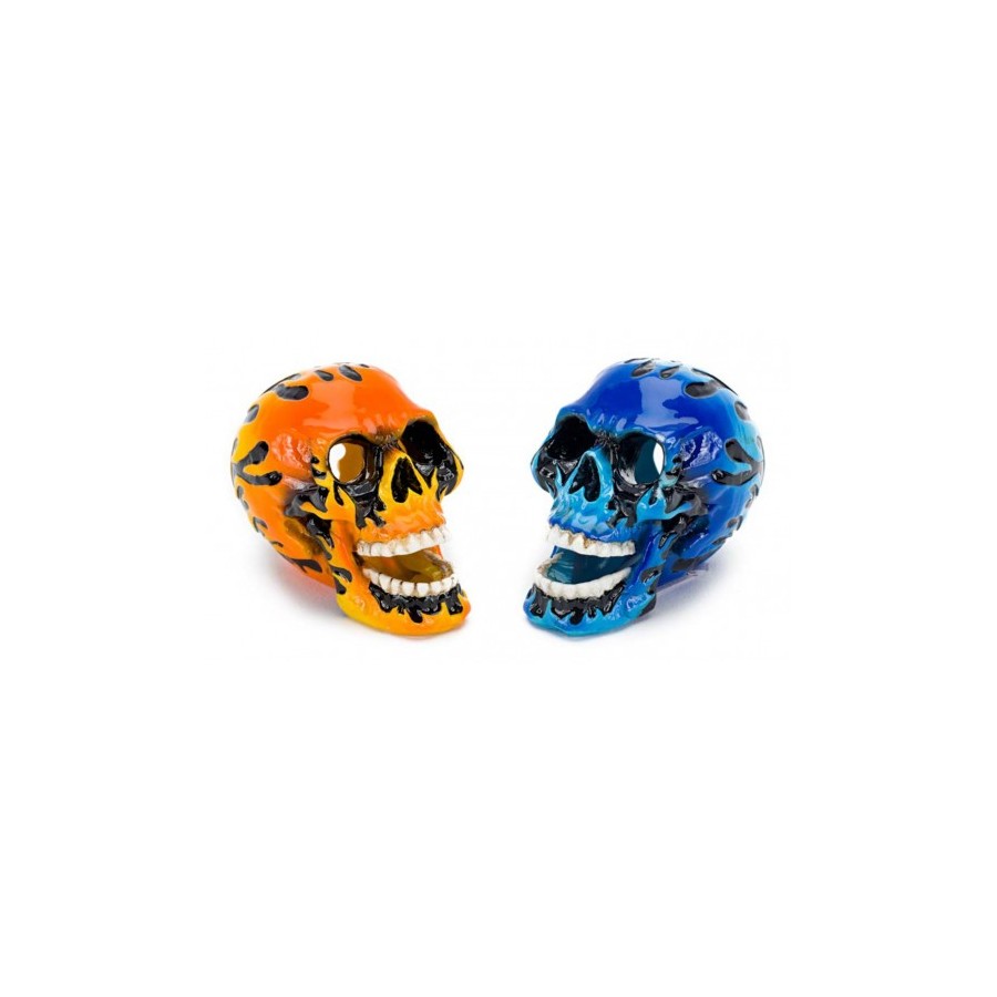 CALAVERA Mini Flame Skull ((3,75x 6,25x5 cm.) - Imagen 1