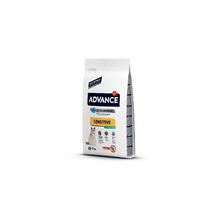 ADVANCE CAT STERILIZED SALMON 10 KG. - Imagen 1
