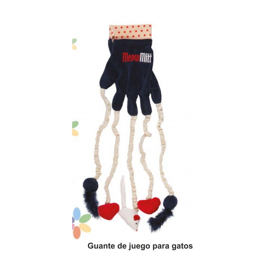 GUANTE DE JUEGO GATO MEOW MITT -4 PIEZAS- - Imagen 1