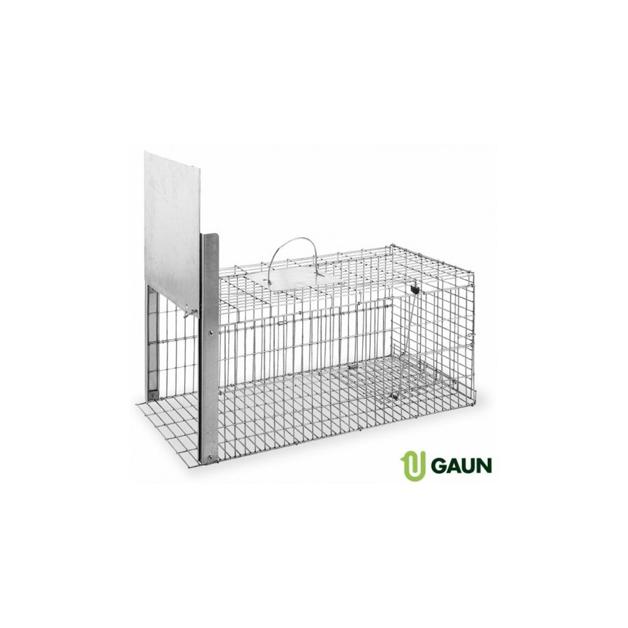 CESTO CAZA PLEGABLE GALVANIZADO 37x 78 x 37cm. - Imagen 1