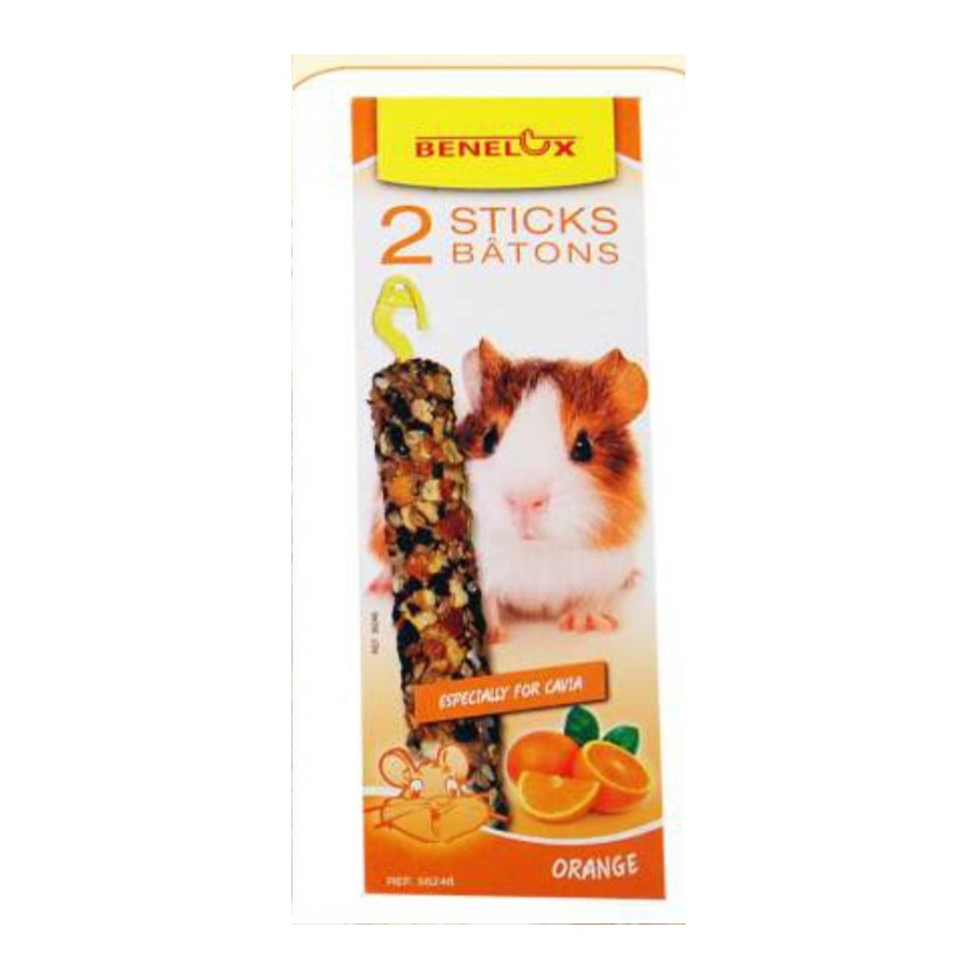 BARRITAS COBAYAS C/NARANJA 2uds.x55 gr.Benelux - Imagen 1