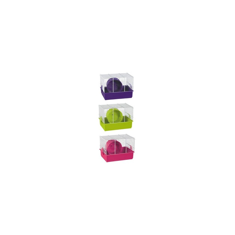 JAULA HAMSTER 910 V.COLORES 27x20x20cm. - Imagen 1